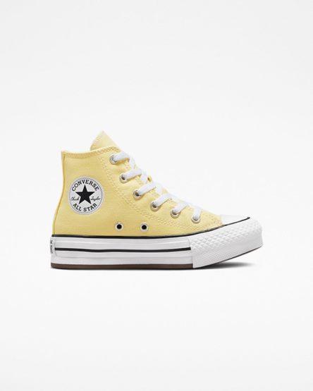 Zapatos Plataforma Converse Chuck Taylor All Star Lift Altas Niña Naranjas Blancas Negras | PE 452L7P